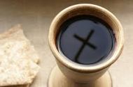 Cross in Communion Cup